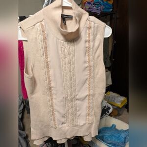 White House Black Market Sleeveless Top Pink Size Small